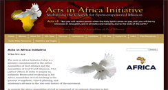 Desktop Screenshot of actsinafrica.org